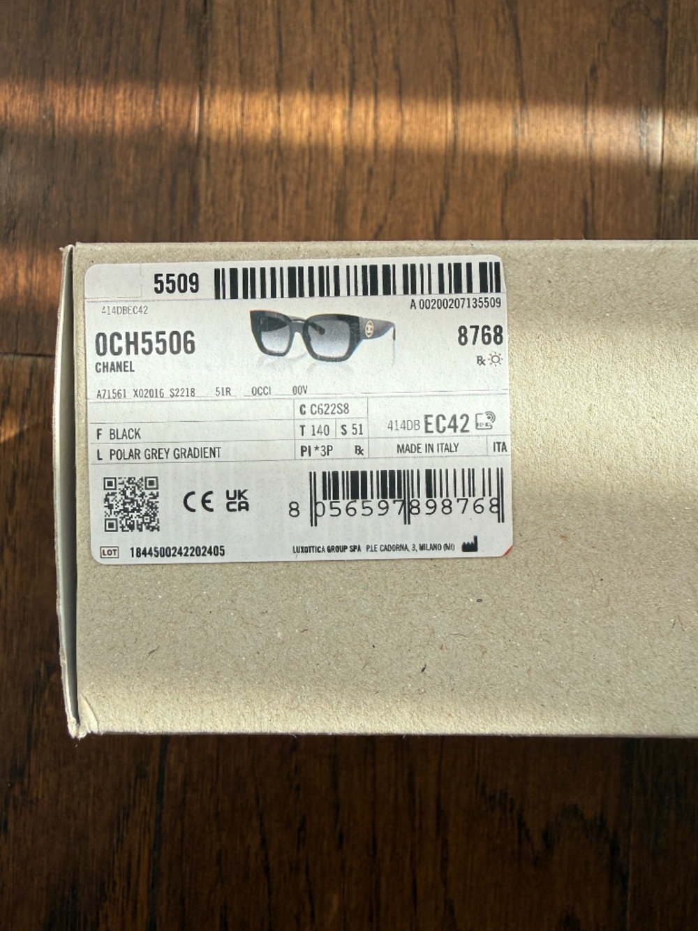 Chanel Sunglasses - Picture 5 of 5